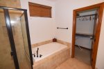 el dorado ranch san felipe baja bathroom shower, tub and walk-in closet